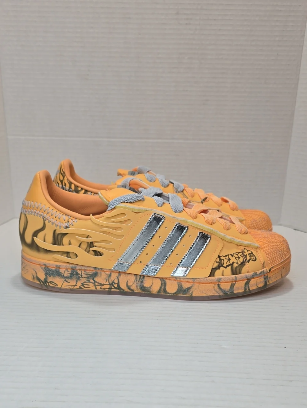 Adidas Superstar Hellstar Hazy Orange LA1501 - Picture 4 of 10